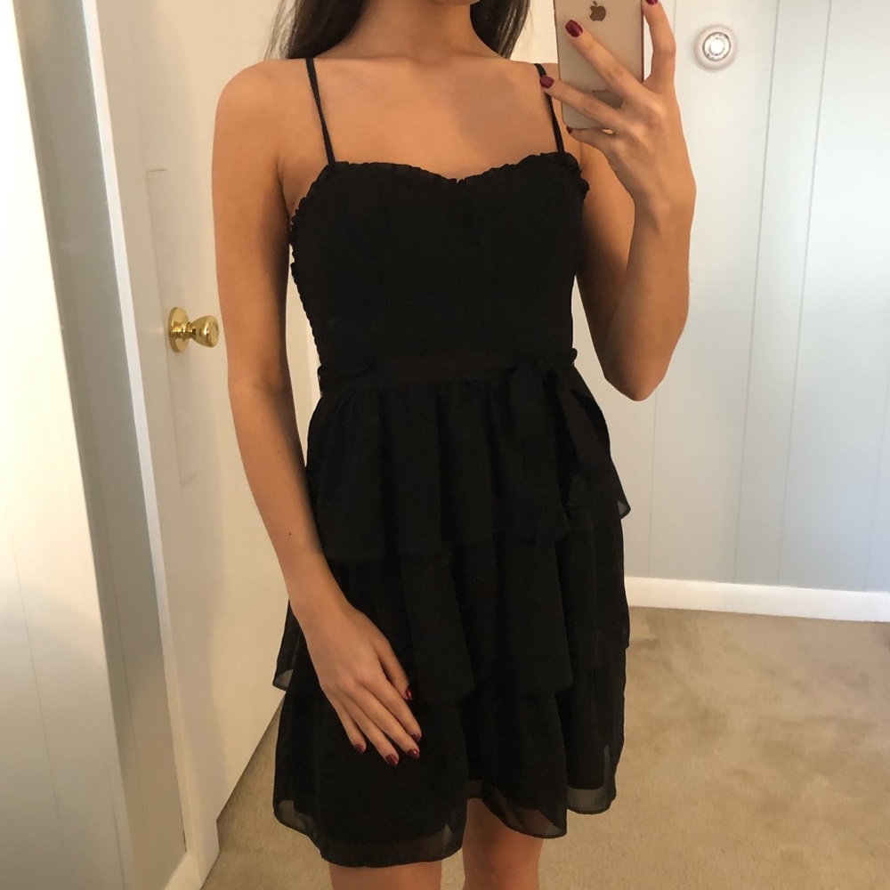 American Eagle Layered Ruffle Dress